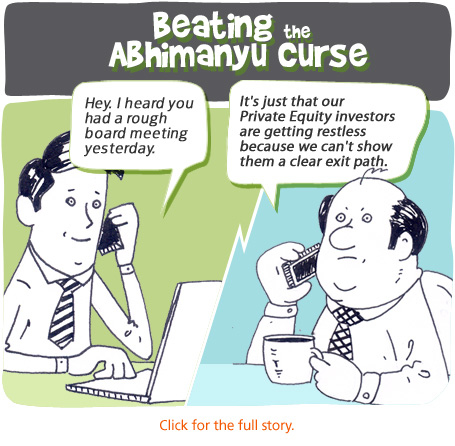 If only Abhimanyu knew 'The Art of The Exit' as well... If only Abhimanyu knew 'The Art of The Exit' as well...